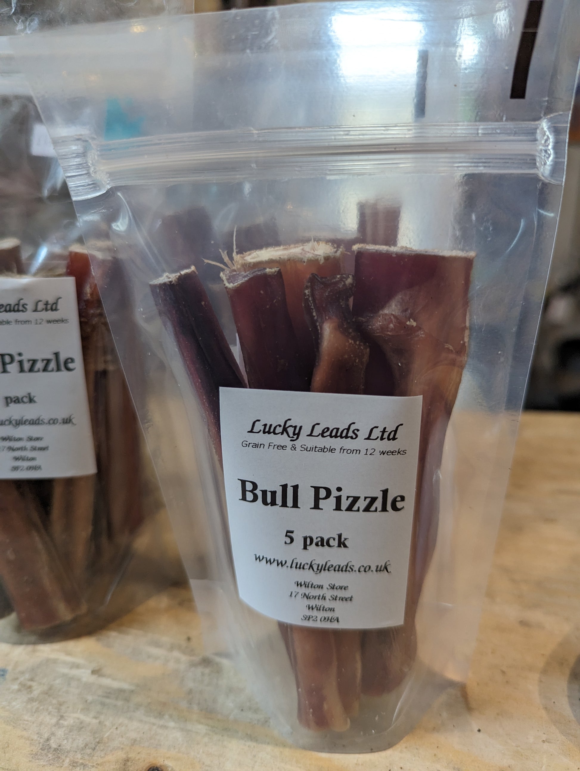 A package of pizzles, 5 peices