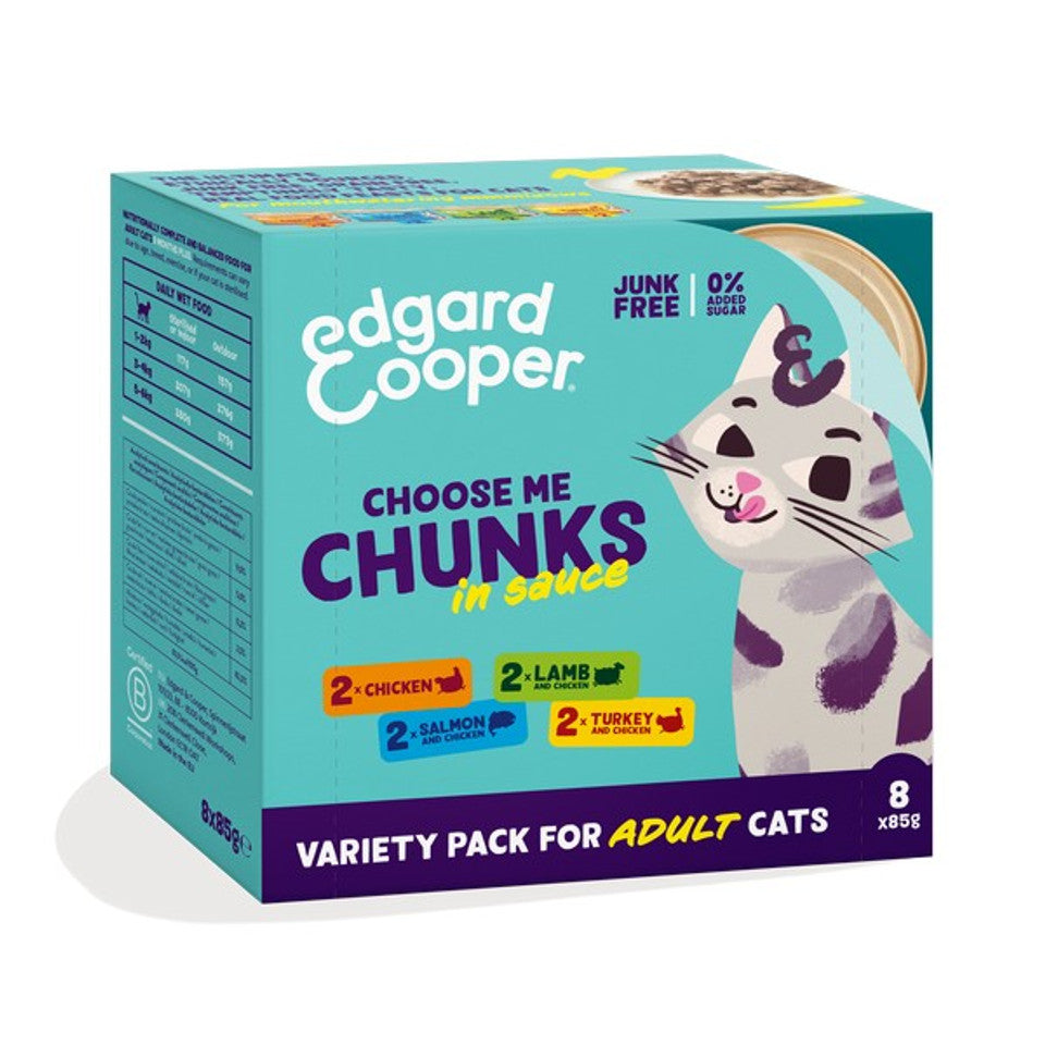 Edgard & Cooper Cat Multipack Chunks  680g