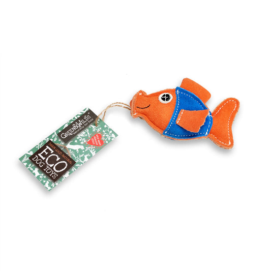 Goldie the Goldfish, Green & Wilds Eco Dog & Cat Toy