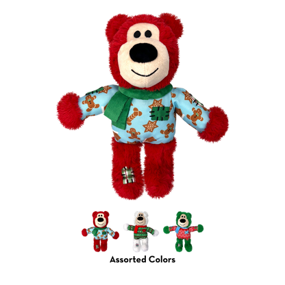 KONG Holiday Wild Knots Bear Assorted Md/lg