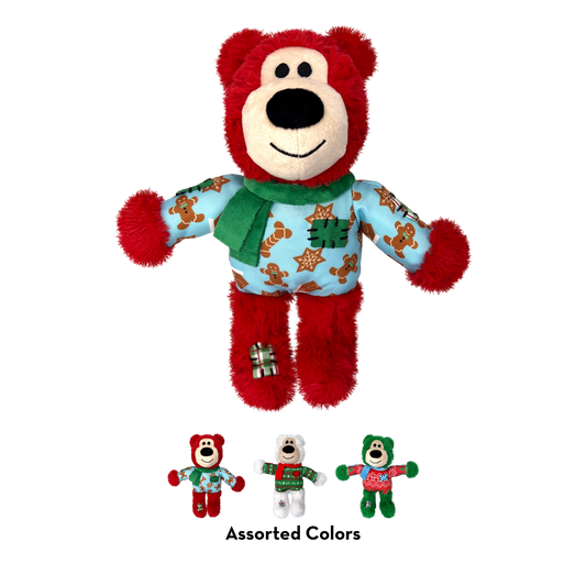 KONG Holiday Wild Knots Bear Assorted Md/lg