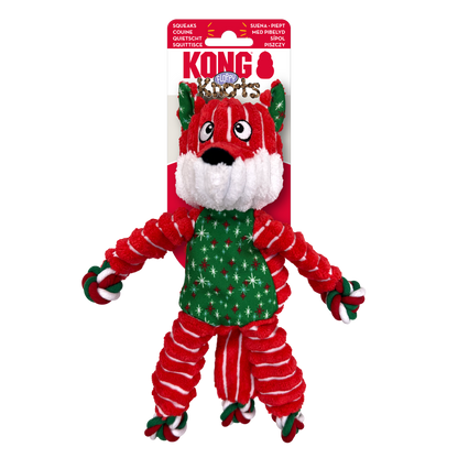 KONG Holiday Floppy Knots Fox Sm/Md