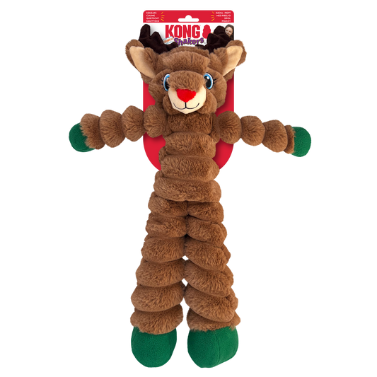 KONG Holiday Shakers Crumples Reindeer XL