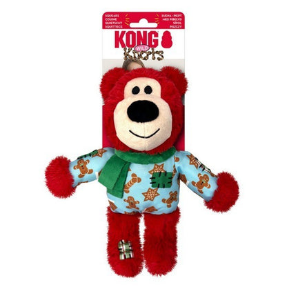 KONG Holiday Wild Knots Bear Assorted Md/lg