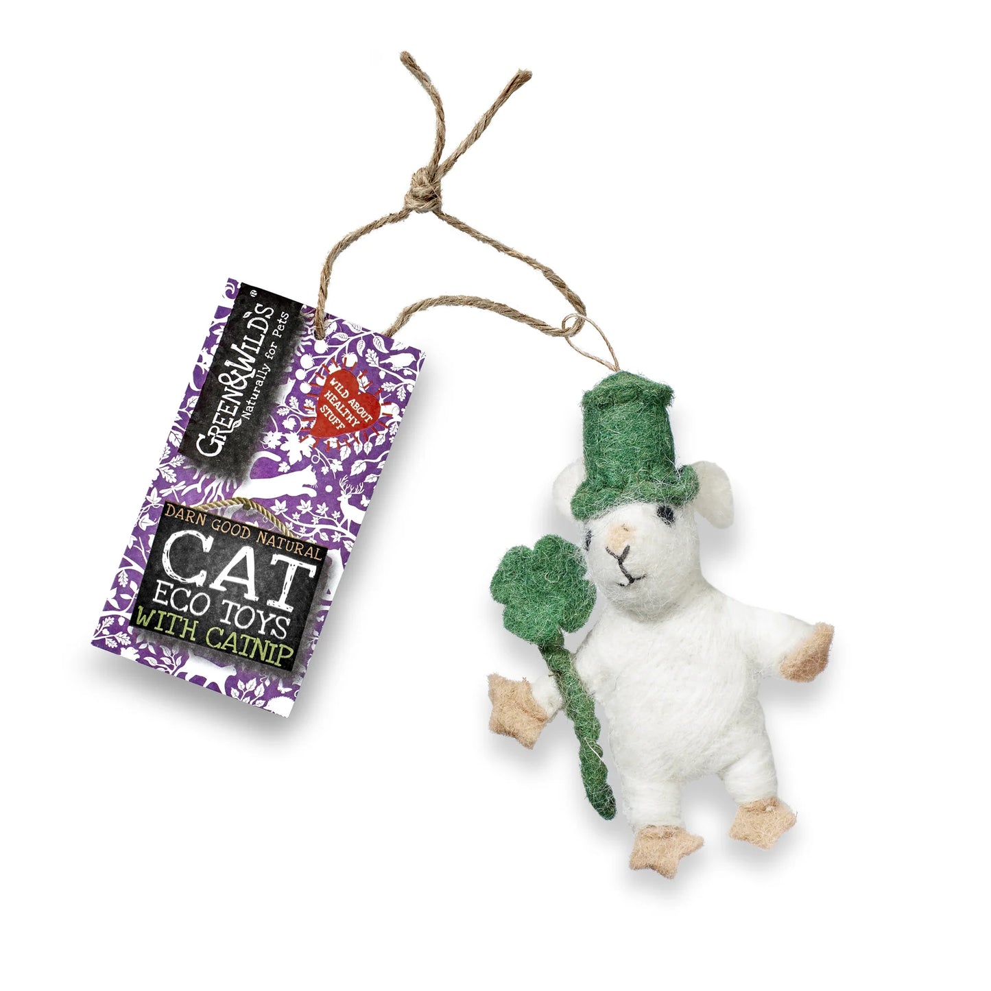 Murphy Mouse, Green & Wilds Eco cat Toy