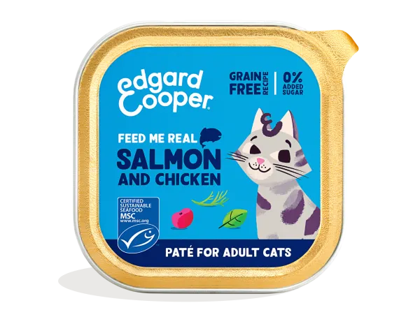 Edgard & Cooper Cat Pate Salmon & Chicken 85g