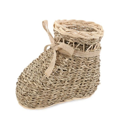 Woven Hide 'n' Forage Santa Boot