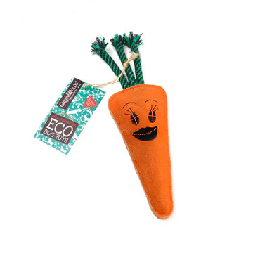 Candice the Carrot, Green & Wilds Eco Dog Toy