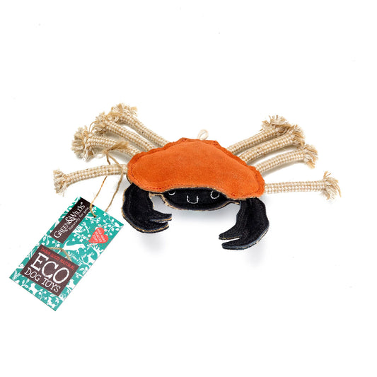 Carlos the Crab, Green & Wilds Eco Dog Toy