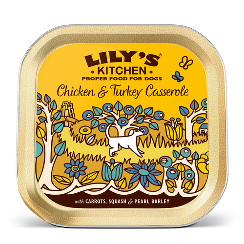 Lilys Kitchen Chicken & Turkey Casserole for Dogs 150g