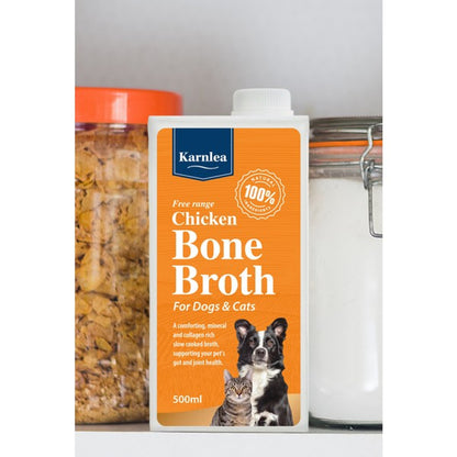 Karnlea Chicken Bone Broth for Dogs and Cats 500ml